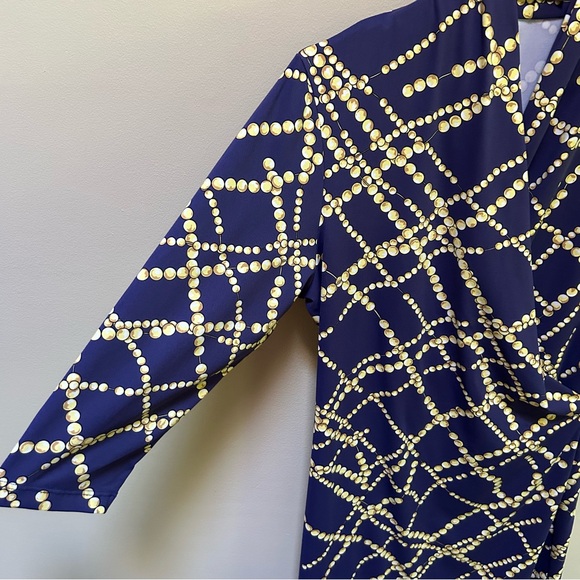 J McLaughlin ~Panama Signature Catalina Cloth 3/4 Sleeve Dress in size Medium - Picture 5 of 13